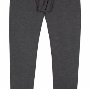 Lange underbukser til mænd i mørkegrå uld-silke fra Joha i Størrelse XS